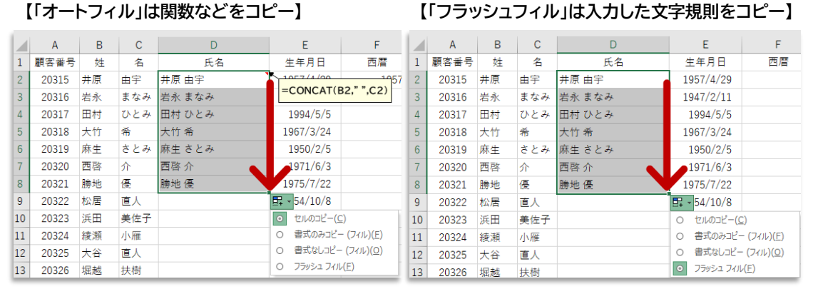 書式フラッシュ