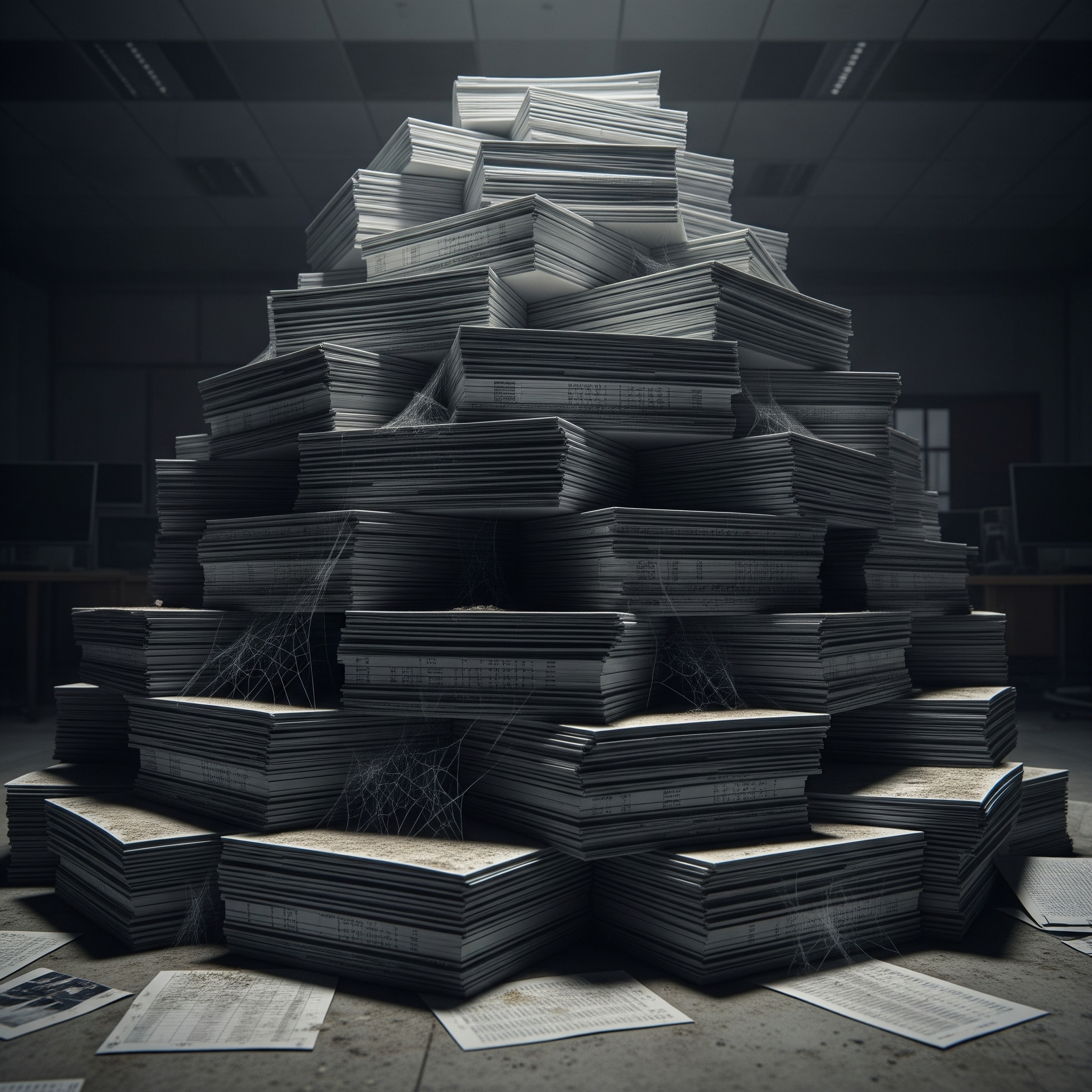 アナログな転記作業のイメージ